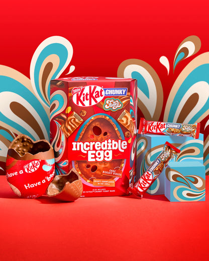 Nestle Kit Kat Chunky Funky Chocolate 4 Bars 128g