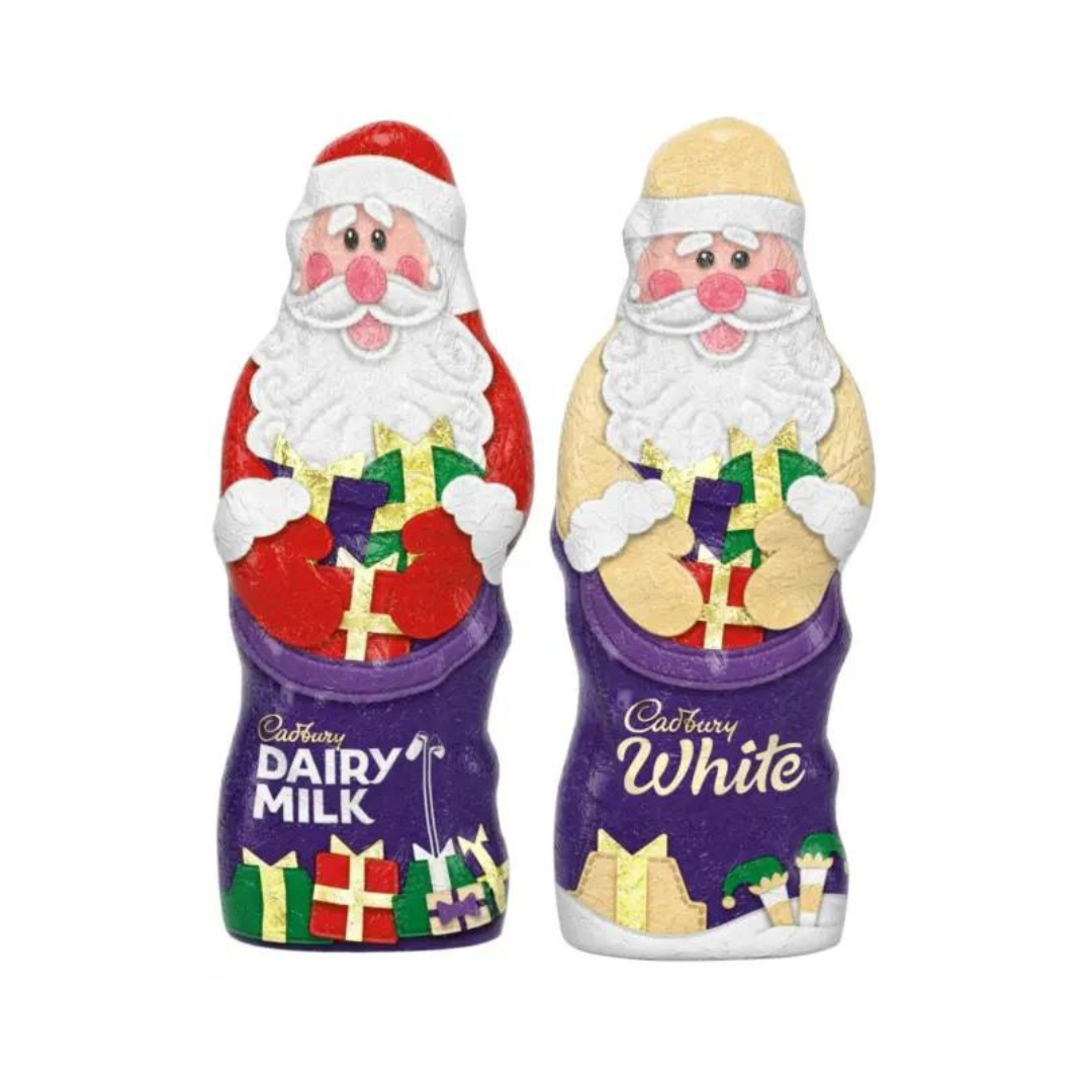 Cadbury Dairy Milk Large Chocolate Hollow Santa 100g แคดเบอรี แดรี่ มิลค์ ช็อกโกแลต ฮอลโลว์ ซานต้าขนาดใหญ่ 100 กรัม