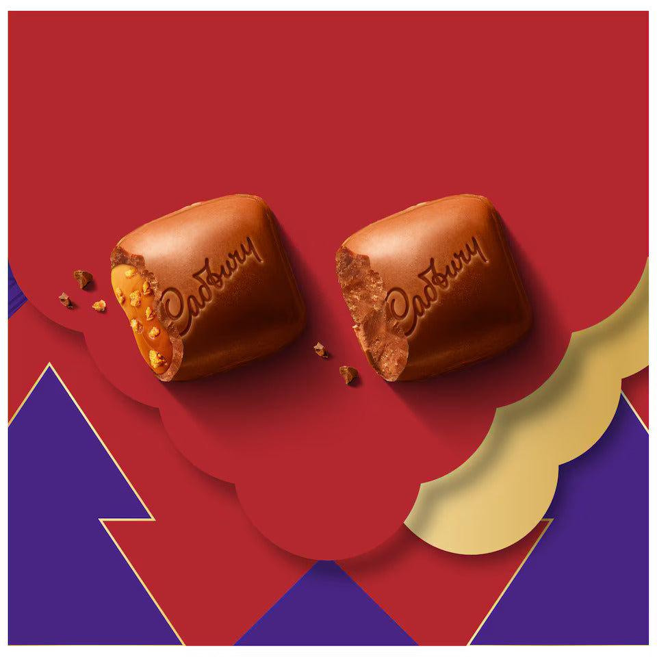 Cadbury Dairy Milk Biscoff Chunk Advent Calendar 236g แคดเบอรี แดรี่ มิลค์ บิสคอฟ ชังก์ ปฏิทินรอคริสต์มาส 236 กรัม