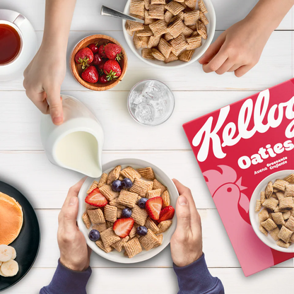 Kellogg's Oaties Original Crunch Breakfast Cereal 500g