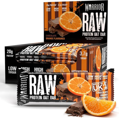 Warrior Raw Protein Protein Oat BarChocolate Orange 75g
