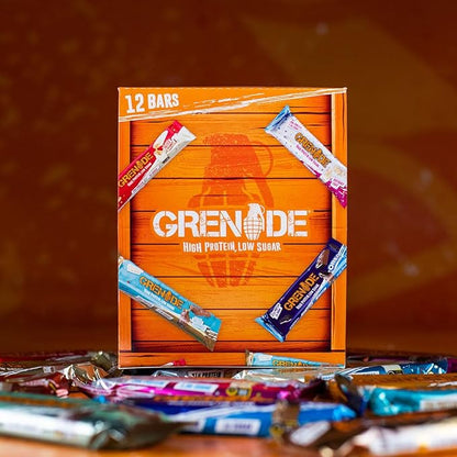 Grenade Carb Killa 12 Bar Selection Box 720g เกรนเนต ช็อกโกแลต โปรตีนบาร์ รวมรสชาติ 12 แท่ง 720กรัม