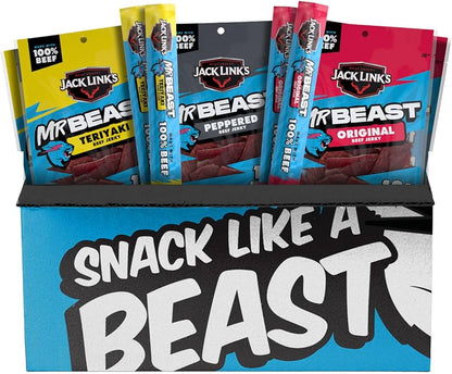 [Best Before 28-Aug-2026]Jack Link's Mr Beast Beef Jerky Teriyaki 25g