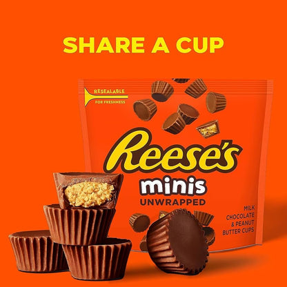 Reese's Peanut Butter Cups Minis Unwrapped Pouch 90g