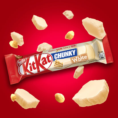 Kit Kat Chunky White Bars  [4 X 40g] 160g คิทแคท เวเฟอร์กรอบ เคลือบไวส์ช๊อคโกแลต [4 X 40กรัม] 160 กรัม