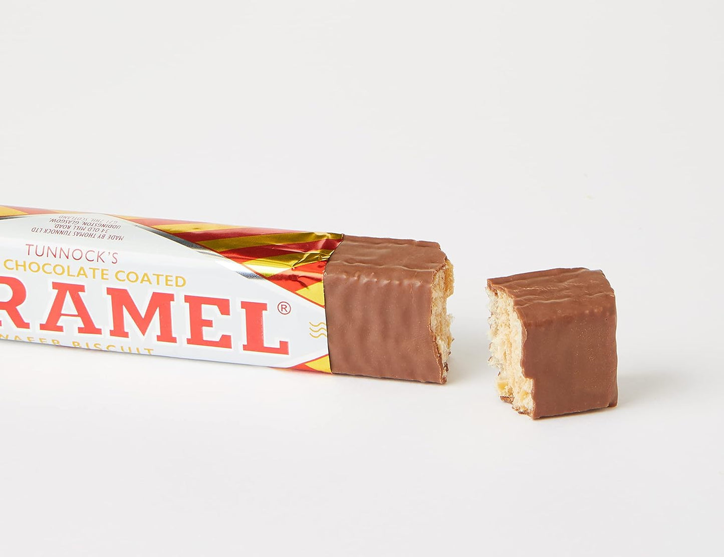 Tunnock's Milk Chocolate Coated Caramel Wafer Biscuit 30g [4 X 30g] 120g