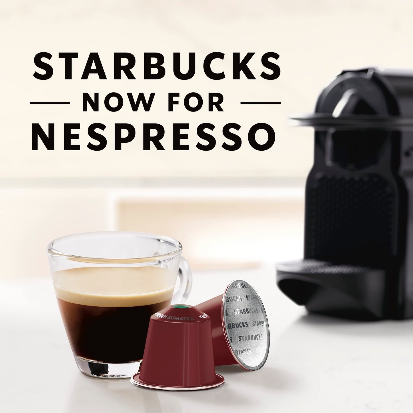 Starbucks by Nespresso Single-Origin Sumatra Espresso Coffee 10 Pods 55g