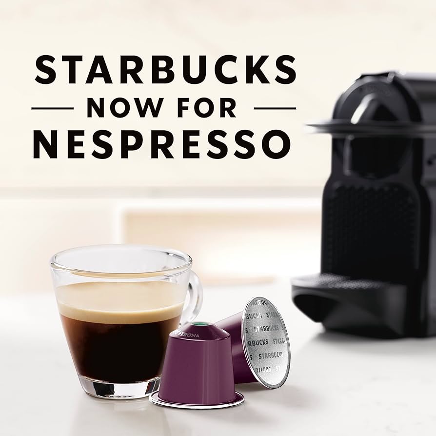 Starbucks by Nespresso Cafe Verona Espresso Coffee 10 Capsules 55g