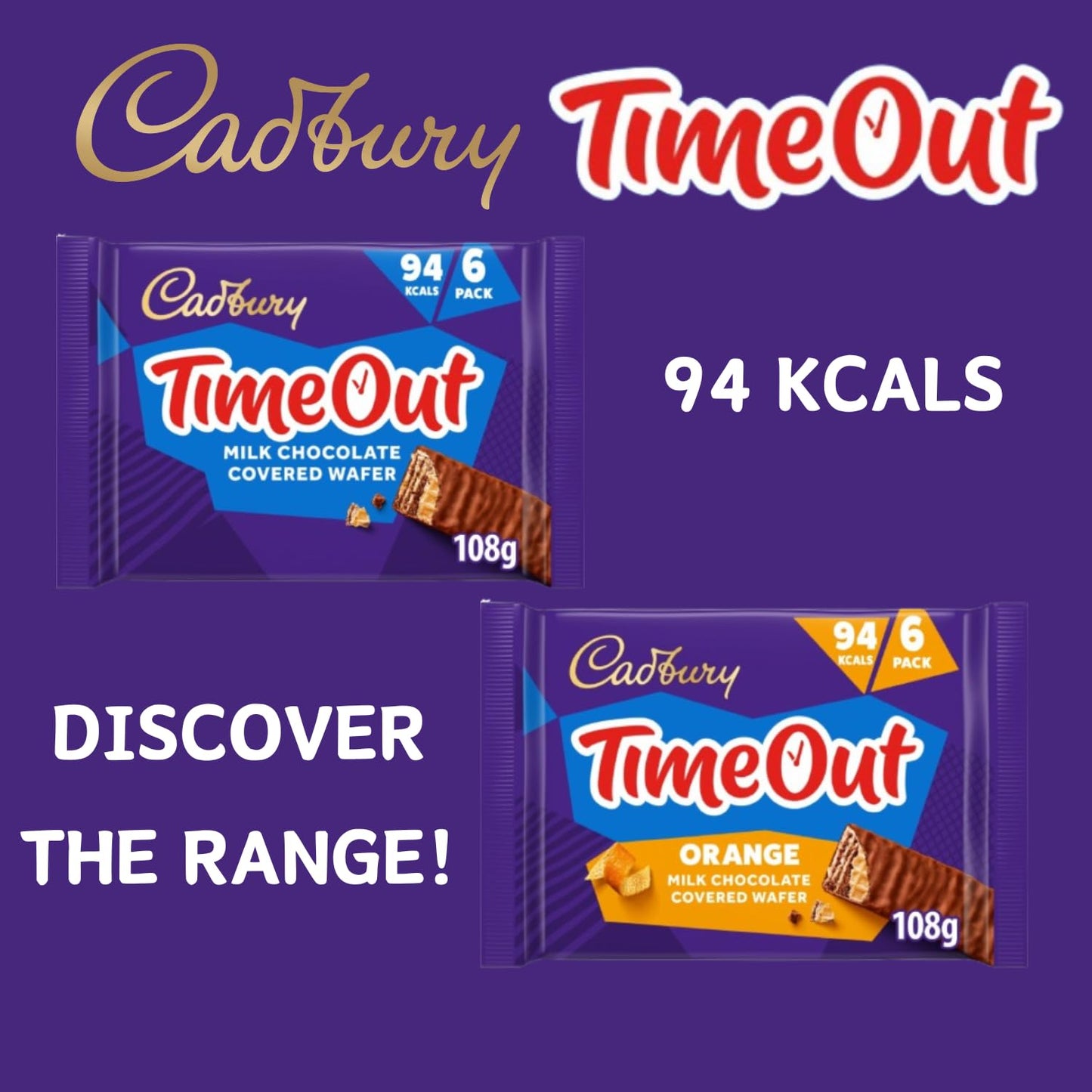 Cadbury Timeout Wafer 6 Pack 108g