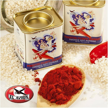El Avion Smoked Hot Paprika (Vintage Tin) 75g