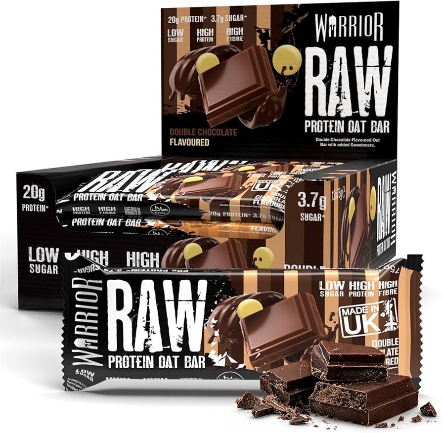 Warrior Raw Protein Oat Bar Double Chocolate 75g