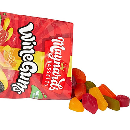 Maynards Bassetts Wine Gums Bag 165g เมย์นาร์ด บาสเซ็ตส์ ไวน์กัมส์ แบบถุง 165 กรัม