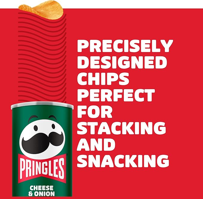 Pringles Cheese & Onion Crisps 185g