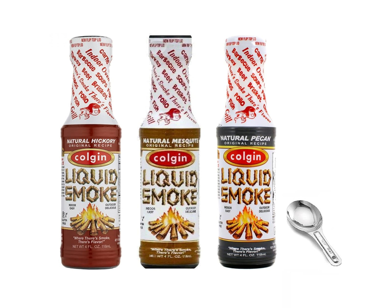 Colgin Pecan Flavoured Liquid Smoke 118ml โคลจิน น้ำยารมควัน กลิ่นพีแคน 118 มิลลิลิตร