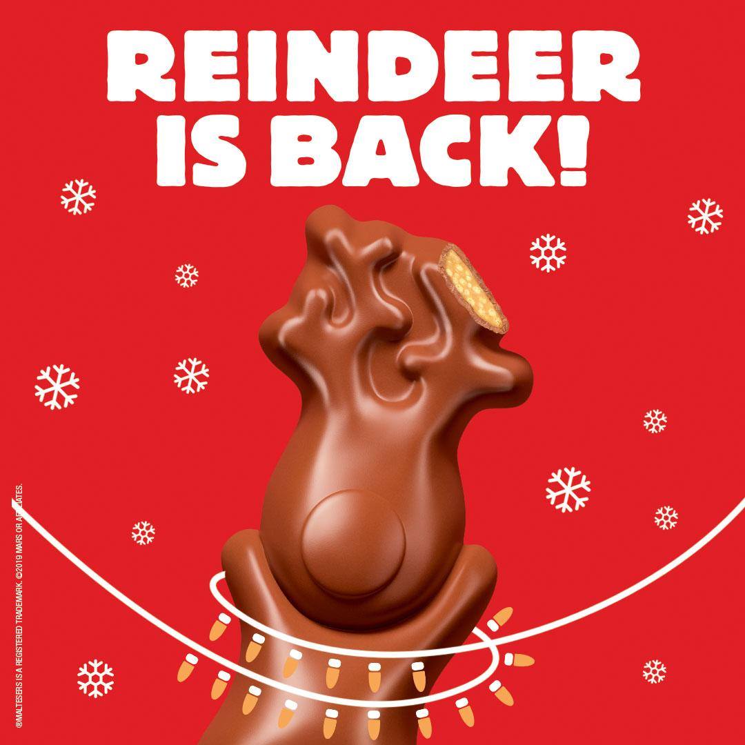 Maltesers Reindeer Chocolate Christmas Treat 29g