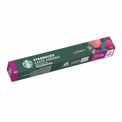 Starbucks by Nespresso Cafe Verona Espresso Coffee 10 Capsules 55g