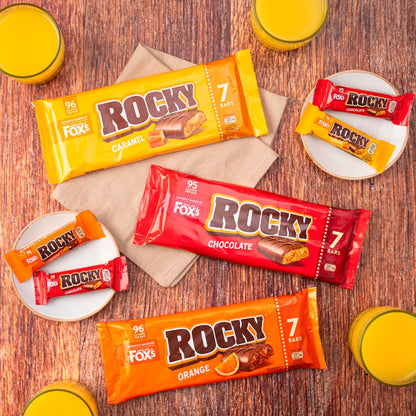 Fox's Rocky Orange Chocolate Biscuit Bars 7 Pack 138g