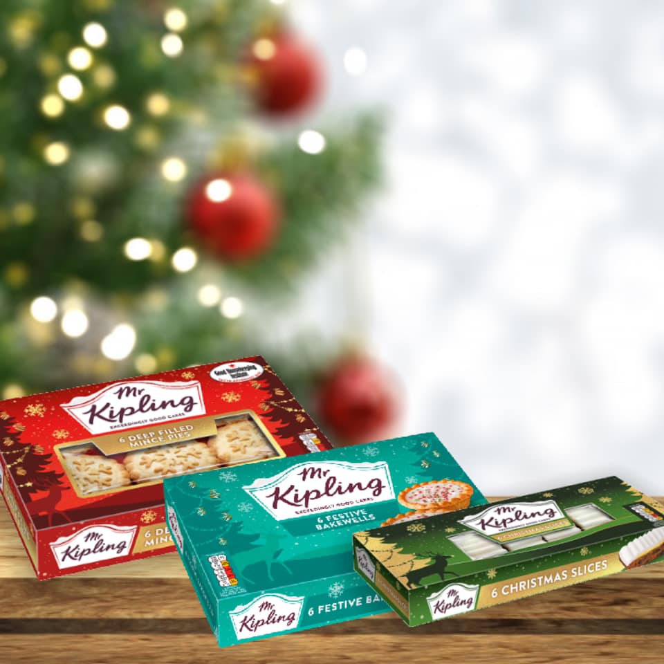 Mr Kipling 6 Christmas Fruit Cake Slices