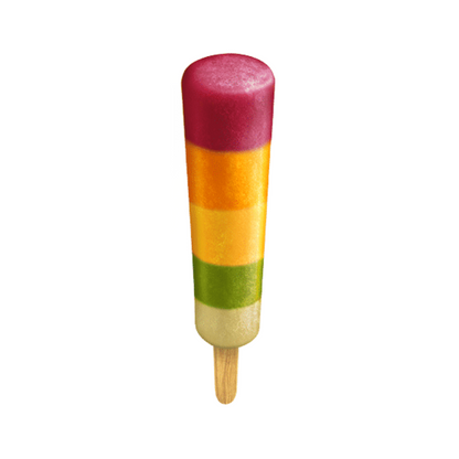 Iceland 4 Rainbow Lollies 260g ไอซ์แลนด์ 4 เรนโบว์ลอลี่ 260 กรัม