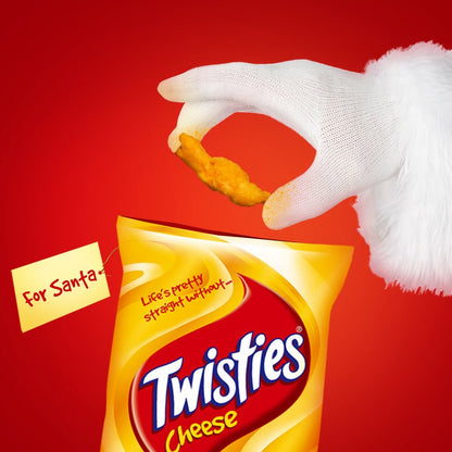 Twisties Cheese Flavoured Puffed Snacks 90g