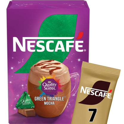 Nescafe Green Triangle Quality Street Mocha Sachets 7 x 19g