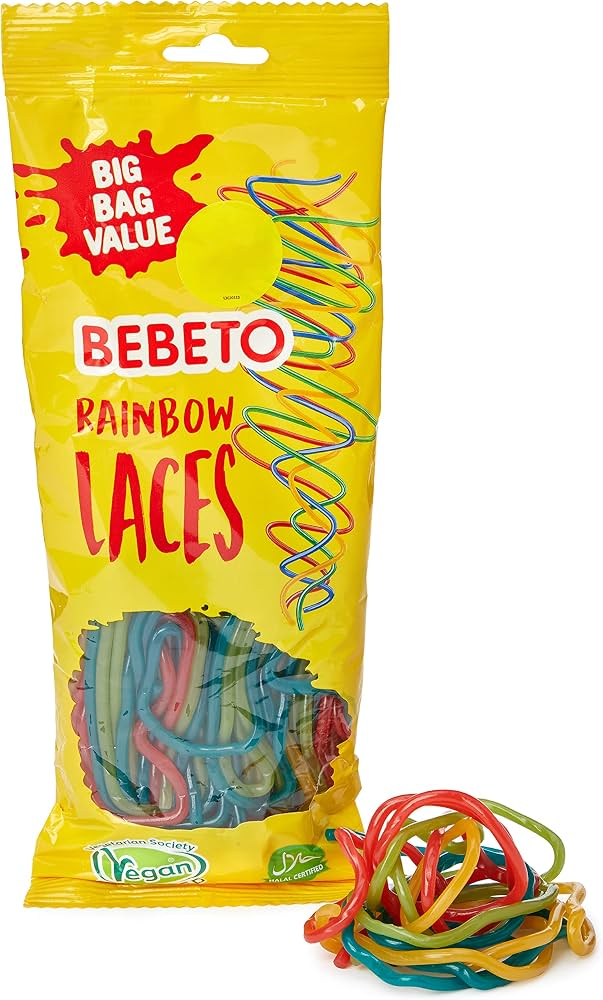 Bebeto Rainbow Laces 140g