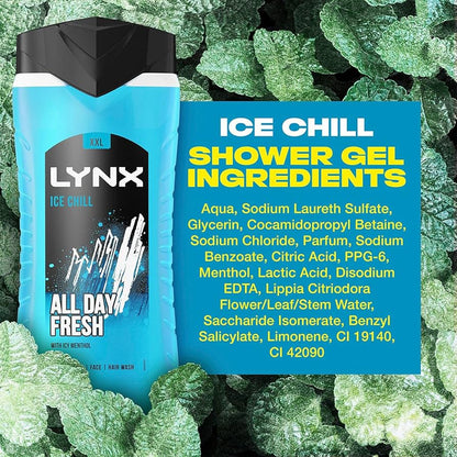 Lynx Shower Gel Ice Chill 225ml