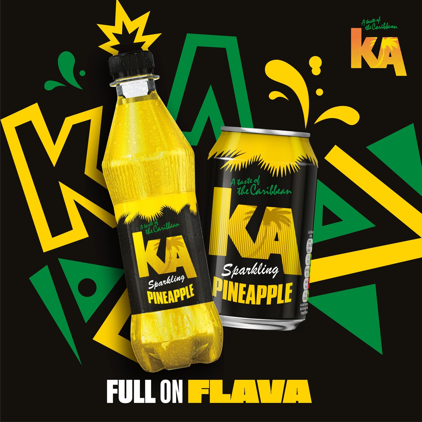 Ka Sparkling Pineapple Soda Can 330ml