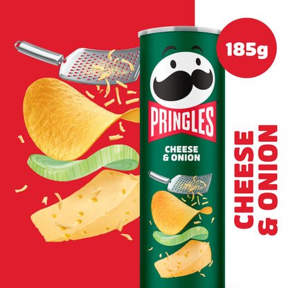 Pringles Cheese & Onion Crisps 185g