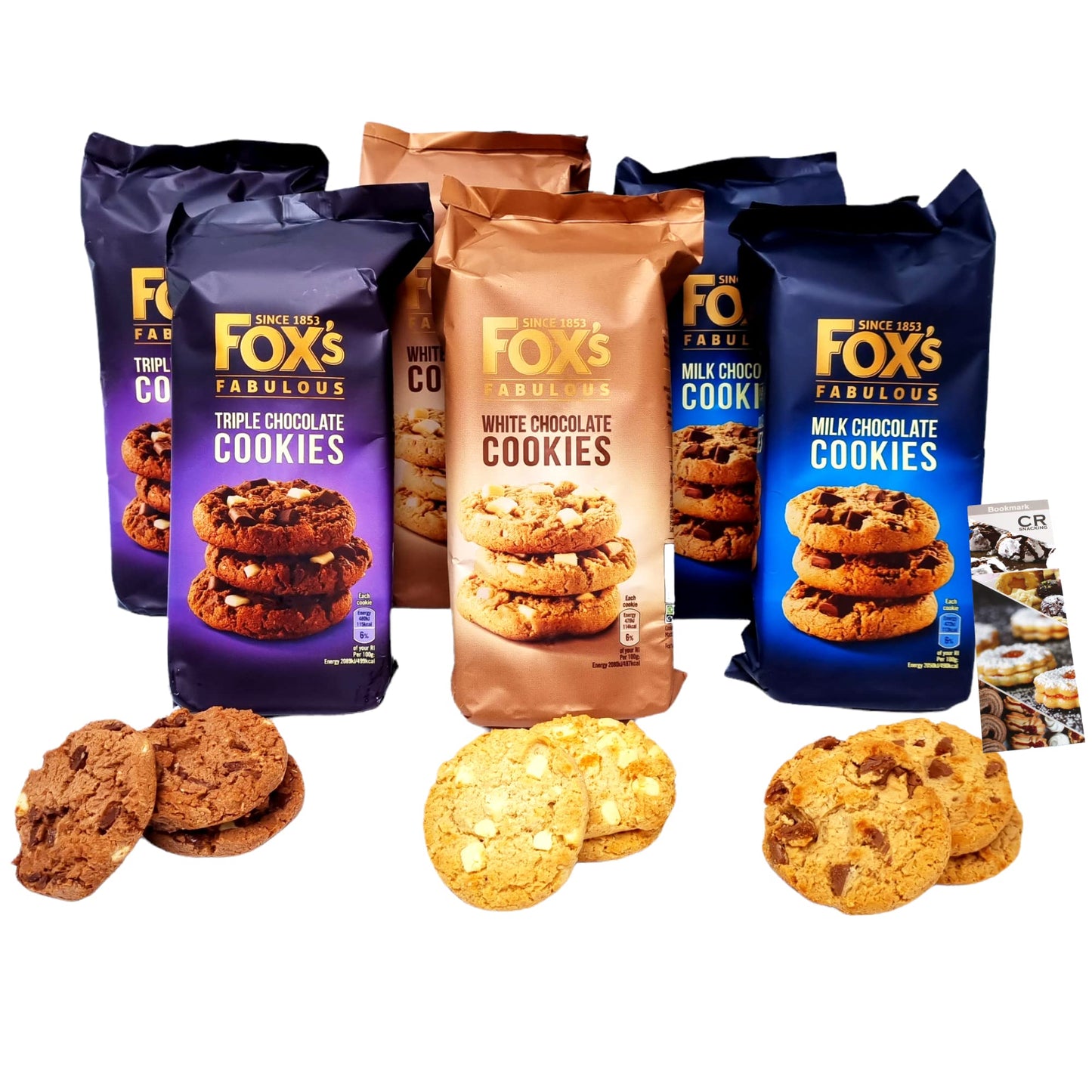[BestBefore-06Dec2025] Fox's Fabulous White Chocolate Cookies 180g