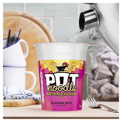 [Best Before 31-Oct-2024] Pot Noodle Piri Piri Chicken Instant Noodles 90g พ็อด นูดเดิ้ล พิริพิริ บะหมี่กึ่งสำเร็จรูปไก่ แบบถ้วย 90 กรัม