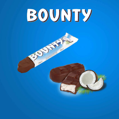 Bounty Chocolate & Coconut Ice Cream Bars 4pk บาวน์ตี้ ช็อกโกแลต และ ไอศกรีมมะพร้าว 4 แพ็ค