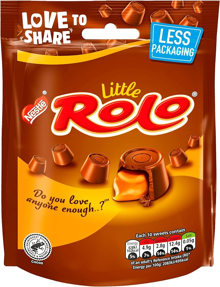 Nestle Little Rolo 103g เนสท์เล่ โรโลช็อกโกแลตสอดไส้คาราเมล 103กรัม