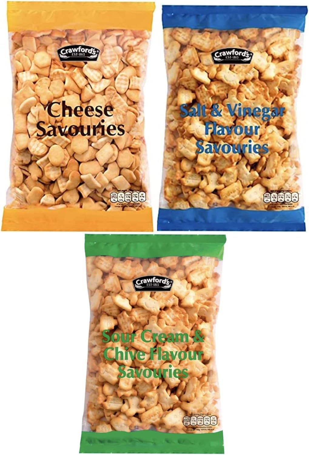 [Best Before 4-Apr-2026] Crawford's Cheese Flavour Savoury Nibbles 250g
