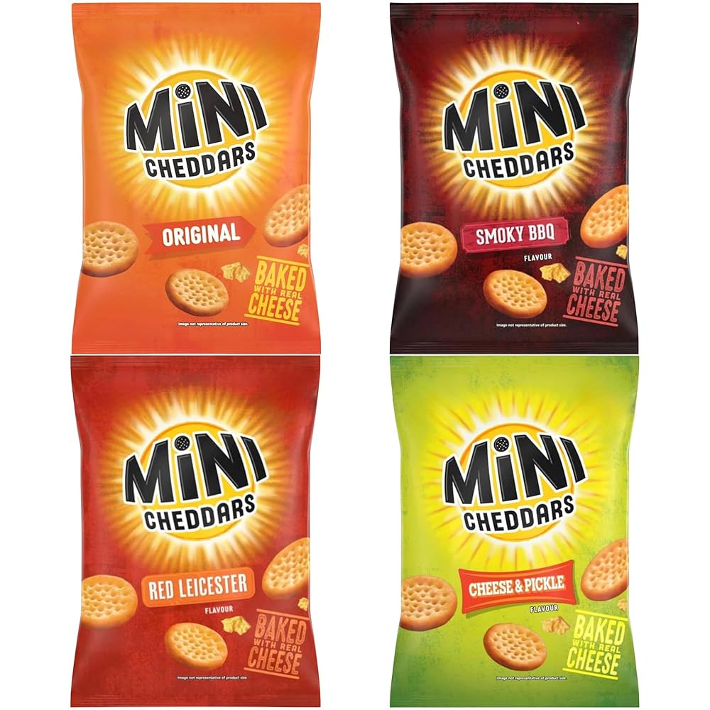 Jacob's Mini Cheddars Red Leicester 90g