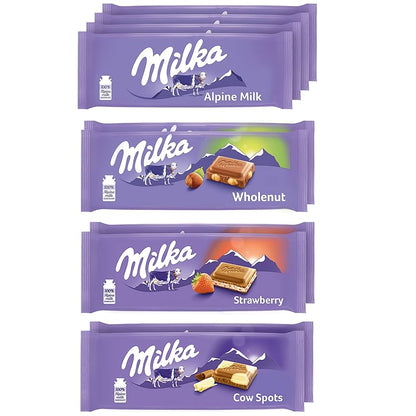 Milka Alpine Cow Spot Chocolate Bar 90g