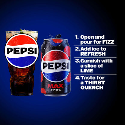 [BestBefore-31Dec2025] Pepsi Max Cherry 330ml