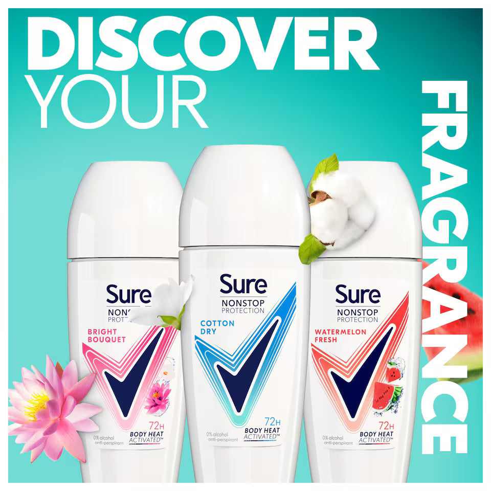 Sure Women Bright Bouquet Anti-Perspirant Deodorant Roll On 50ml