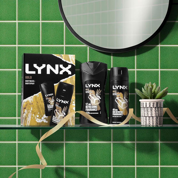 Lynx Gold Refreshing Fragrance Shower Gel Body Wash 225ml