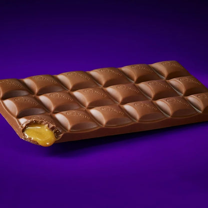 Cadbury Dairy Milk Caramel 180g แคดเบอรี แดรี่มิลค์ ช็อกโกแลตนมสอดไส้คาราเมล 180 กรัม