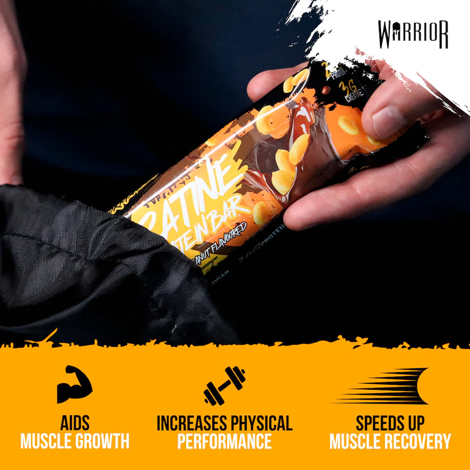 Warrior Creatine Chocolate Peanut Protein Bar 75g