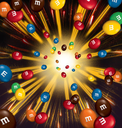 M&M's Milk Chocolate Christmas Santa Shape with Mini Chocolate 100g