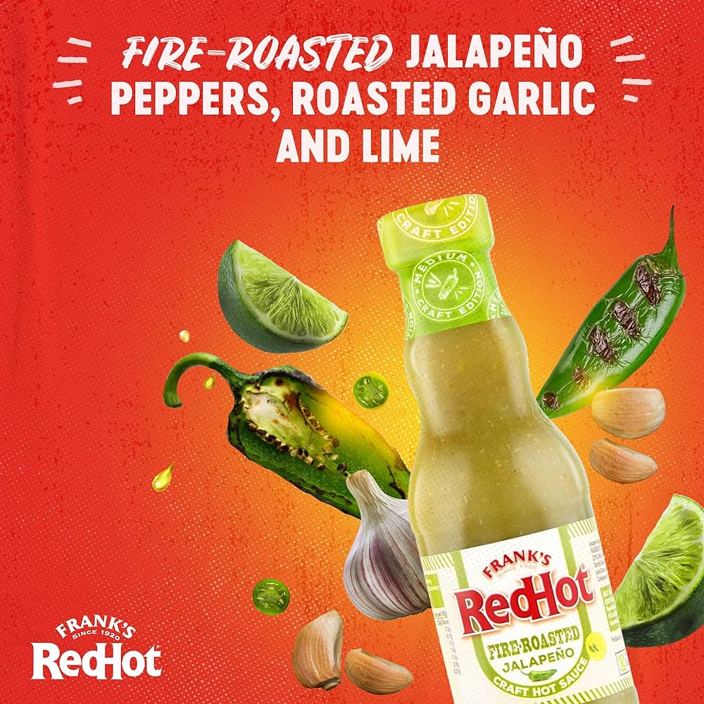 Frank's Redhot Fire - Roasted Jalapeno Sauce 145g