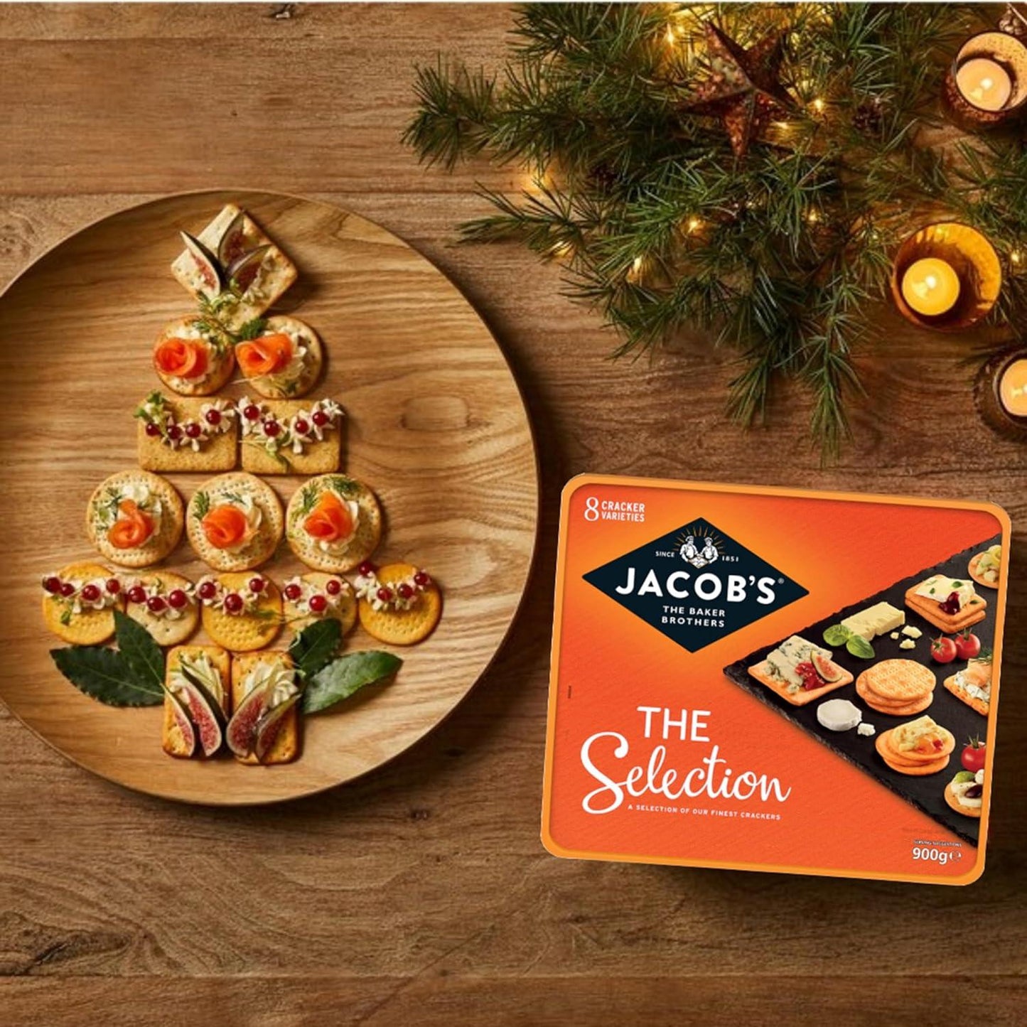 [BestBefore 7Mar2026] Jacob's Biscuits for Cheese 8 Variety Assortment 300g