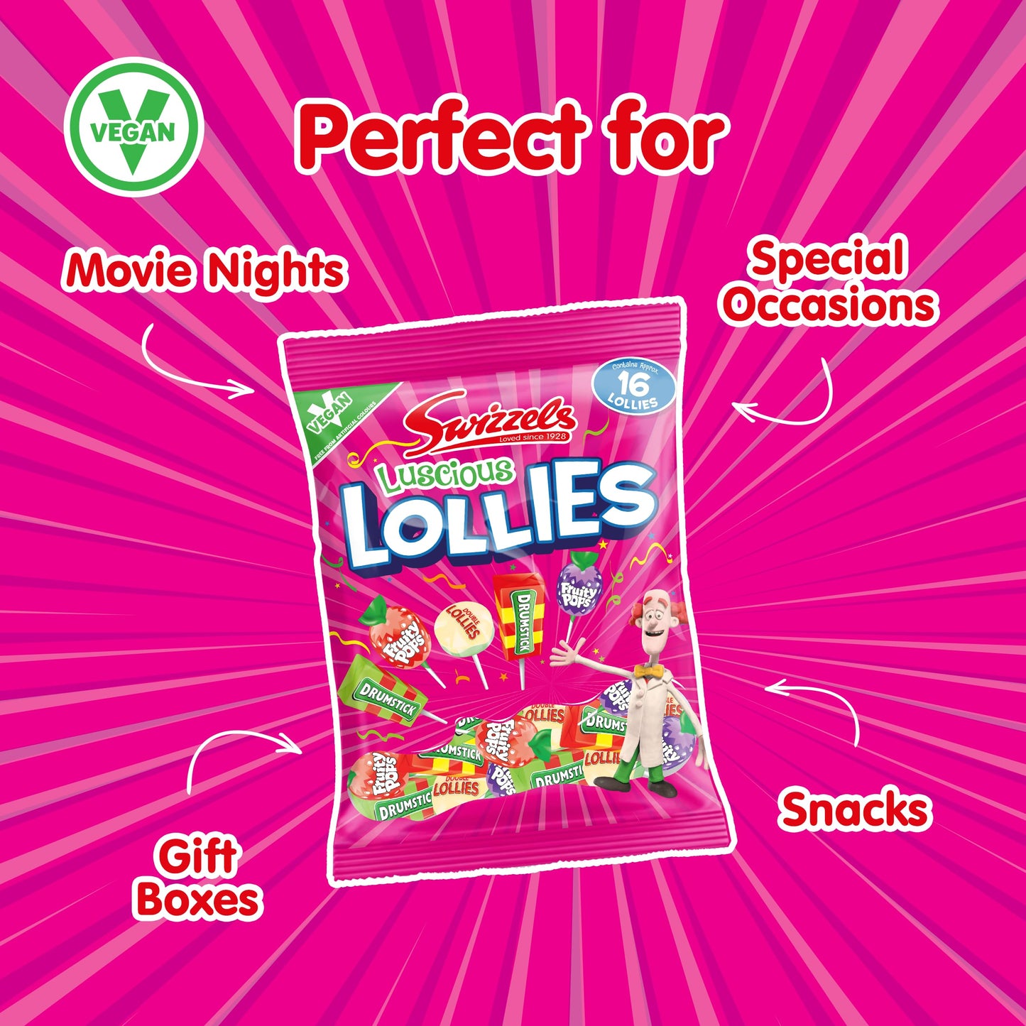 Swizzels Luscious Lollies Loadsa Lollies 176g