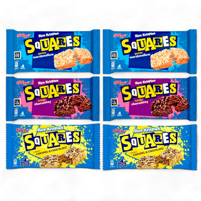 Kellogg's Rice Krispies Squares Caramel & Chocolate Snack Bars 4x36g or 144g