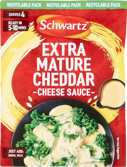 Schwartz Extra Mature Cheddar Cheese Sauce 30g