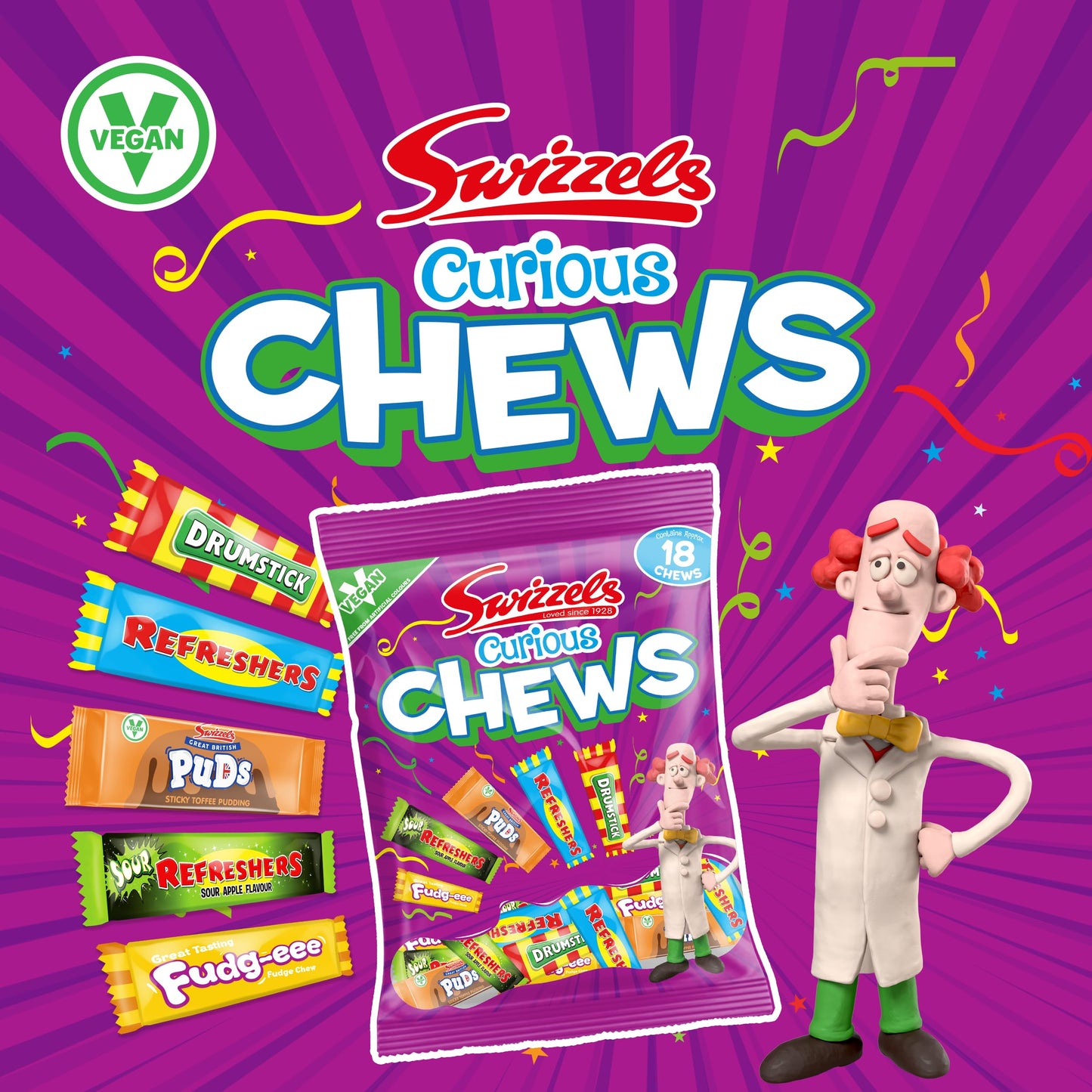 Swizzels Curious Chews Candy 171g