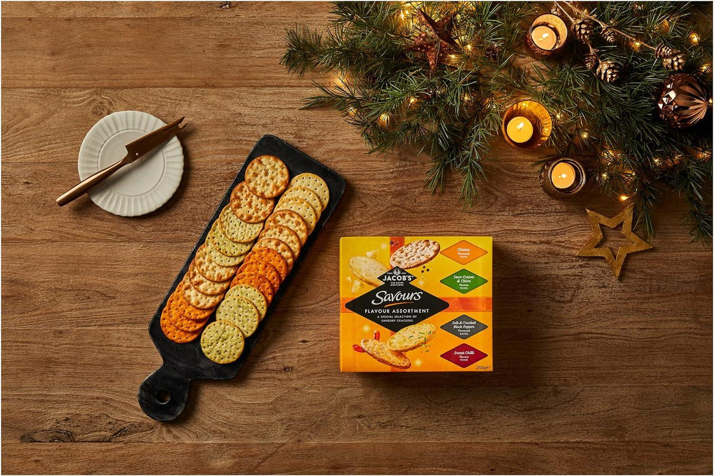 [BestBefore 7Mar2026] Jacob's Biscuits for Cheese 8 Variety Assortment 300g