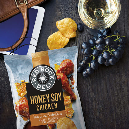 Red Rock Deli Honey Soy Chicken Potato Chips 165g